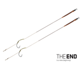 Návazec THE END Skin RIG / 2ks - 20cm/25lbs/#4