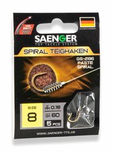 Návazec pro lov s těstem (háček se spirálou) Teighaken GS-286 vel. 4, 5 ks/bal