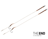 Návazec THE END Boilie rig / 2ks - 20cm/25lbs/#6