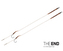 Návazec THE END Boilie rig / 2ks - 20cm/25lbs/#6