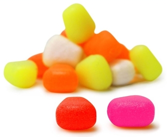 Umělá kukuřice M plovoucí 12 ks barva fluo pink, 9x10mm