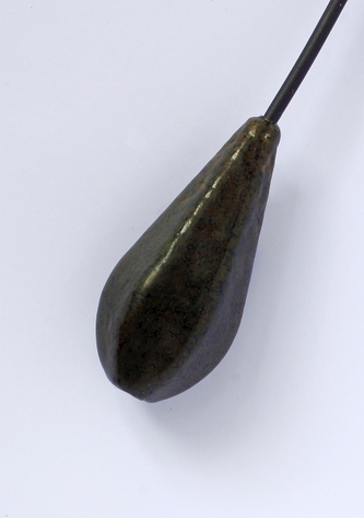 Rybářská zátěž průběžná HRUŠKA / pear váha 100g/1k