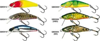 Rybářské woblery BULLHEAD BD6F barva HBD