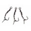 Háček Piercer Ronnie Rig Angle 90 Tgx Micro Barb Velikost 4, 3ks/bal