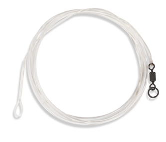 Návazec Ring Swivel Fluo průhledný, 110 cm/30 lb