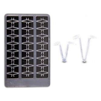 Zarážky Invisible V-Sape Stops Velikost S, 96ks/bal