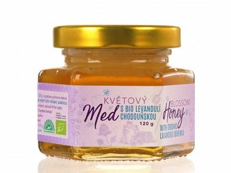 BIO Levandule Chodouňská Květový med s BIO Levandulí Chodouňskou 120 g