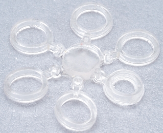 FC Bait bands silikonové gumičky 3ks - TB pr. 7 mm, barva žlutá