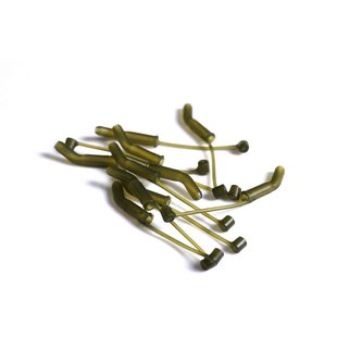 RIDGEMONKEY: Rovnátko Connexion D-Rig Kickers Medium Weed Green 10ks