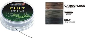 šňůra 15m - SKIN Braid Camou Brown - 30lbs / 15m šňůra 15m - SKIN Braid Camou Brown - 30lbs / 15m