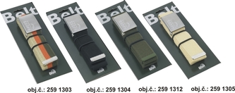 GEOFF opasek Multi Adjustable sand/pracka silver