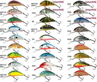 Salmo rybářské woblery Hornet H5SDR barva GFP