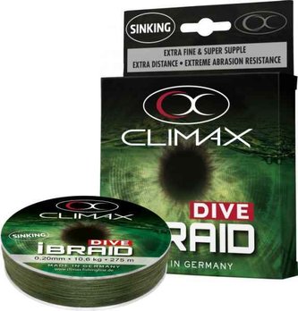 Potápivá šňůra Climax iBraid DIVE olivová 135m Průměr: 0,18 mm Nosnost: 9,5kg