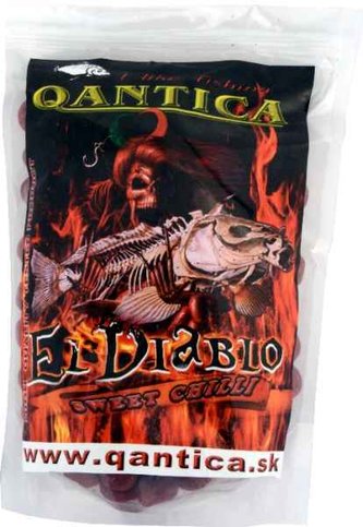 QANTICA boilies rozpustné 20mm / 1kg White Energy Kokos koření