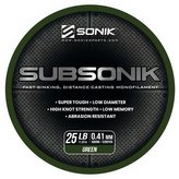 SONIK: Vlasec Sub Green 0,41mm 25lb 3000m