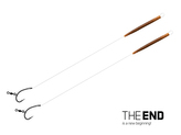 Návazec THE END D-Rig / 2ks - 20 cm / 17lbs / #6