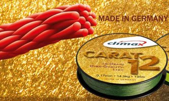 Přívlačová šňůra Carat 12 Oliva 135m 135m 0,13mm / 9,5kg