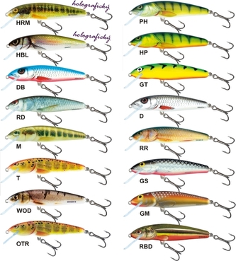 Rybářské woblery Minnow M6S barva M