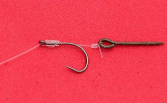 Hotový feeder návazec s jehlou na boilies 8cm / 8ks Rig č. 12 / 0,20