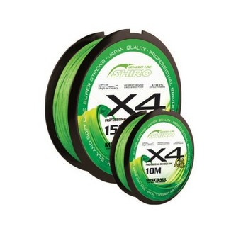 šňůra Shiro Braided Line X4 150m, průměr: 0,15 mm
