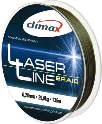 šnůra 135m - Laser Braid Olive SB 6 vláken 135m 0,16mm / 16,2kg