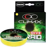 Potápivá šňůra Climax iBraid DIVE žlutá 135m Průměr: 0,18 mm Nosnost: 9,5kg