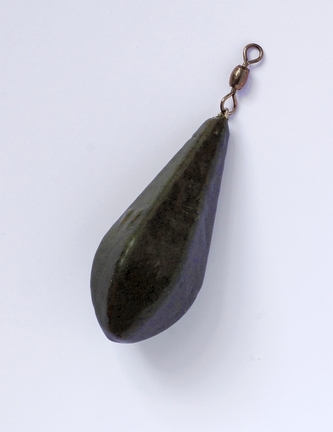 Rybářská zátěž závěs. HRUŠKA / pear váha 100g/1ks