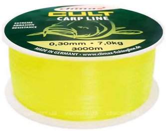 Silon CULT Carp Line 600m Fluo-žlutá Průměr: 0,30mm nosnost: 8,3kg
