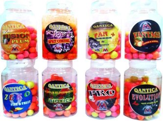 QANTICA fluo pop up 10mm / 50g Pro - halibut cesnak