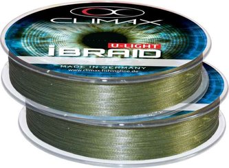 Pletená šňůra Climax iBraid U-Light oliva 100m Průměr: 0,10mm / 7,5kg