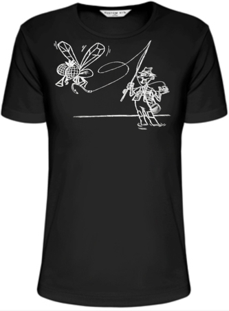 Rybářské tričko - rybář lov na mušku velikost XXXL