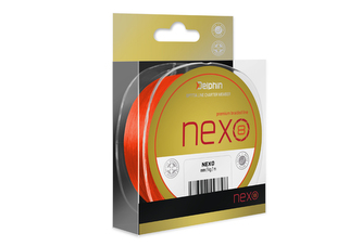 NEXO 8 / fluo oranžová - 0,25mm 41,6lbs 300m