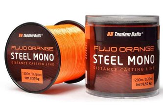 Silon Steel Mono Fluo orange Délka: 1200m, průměr: 0,35mm