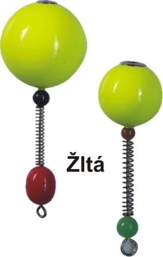 Rybářské signalizátory před špičku PS žluté pr. 16mm