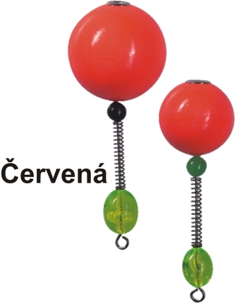 Rybářské signalizátory před špičku PS červené pr. 16mm