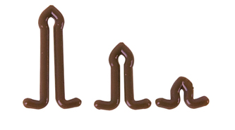 Zarážka na bolie Extented Bait Stops Barva hnědá