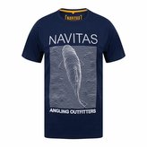 NAVITAS: Tričko Joy Tee Blue Velikost XL