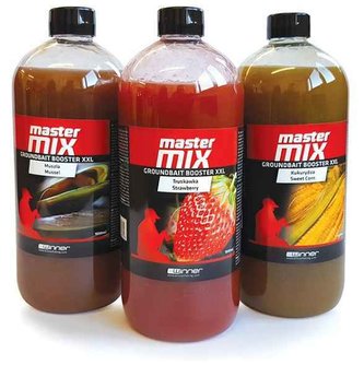 Tekutý posilovač Master Mix Groundbait Booster 1000ml Černý halibut