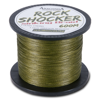 Pletená šňůra Rockshocker, 600m průměr: 0,25 mm