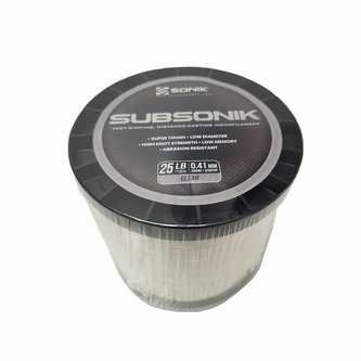 SONIK: Vlasec Sub Clear 0,35mm 18lb 3000m