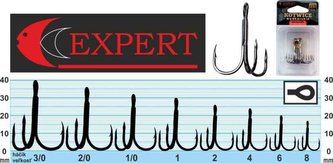 Trojháček s protihrotem Expert 1213 černý Velikost: č. 10 Balení: 7ks