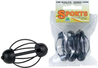 Krmítko krátké barvené černé, 5ks Hmotnost: 20g