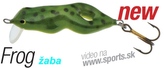 Lovec Frog/žaba 3 cm -plávajúci barva 53