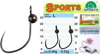 Vanfook Wolfram JIG WG vel.L bez protihrotu 5ks velikost L - 0,40g