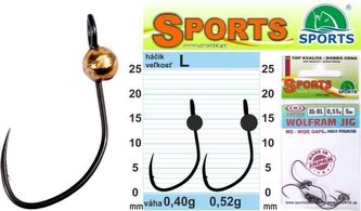 Vanfook Wolfram JIG WG 5ks vel.L velikost L - 0,40g