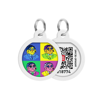 Waudog chytrá ID známka s QR tagem Buldoci
