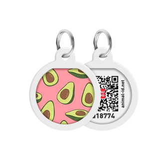 Waudog chytrá ID známka s QR tagem Avokádo