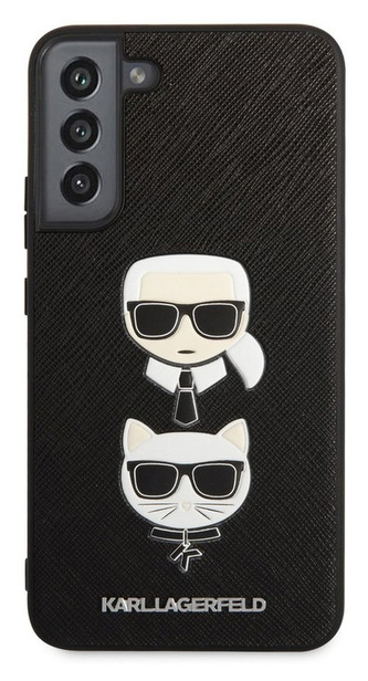 Karl Lagerfeld Saffiano Case Samsung S22+, Black
