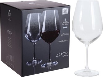 Sklenice na víno sada 4 ks CRYSTALLINE 690 ml