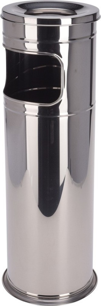 Venkovní popelník a koš 2v1 nerez 60 cm